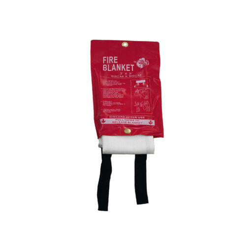 Πυρίμαχη Κουβέρτα, Άσπρη 1,50 x 1,50m σε Μαλακή Θήκη PVC - Image 1